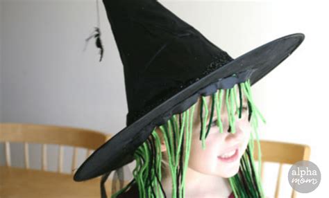 Feather witch hat